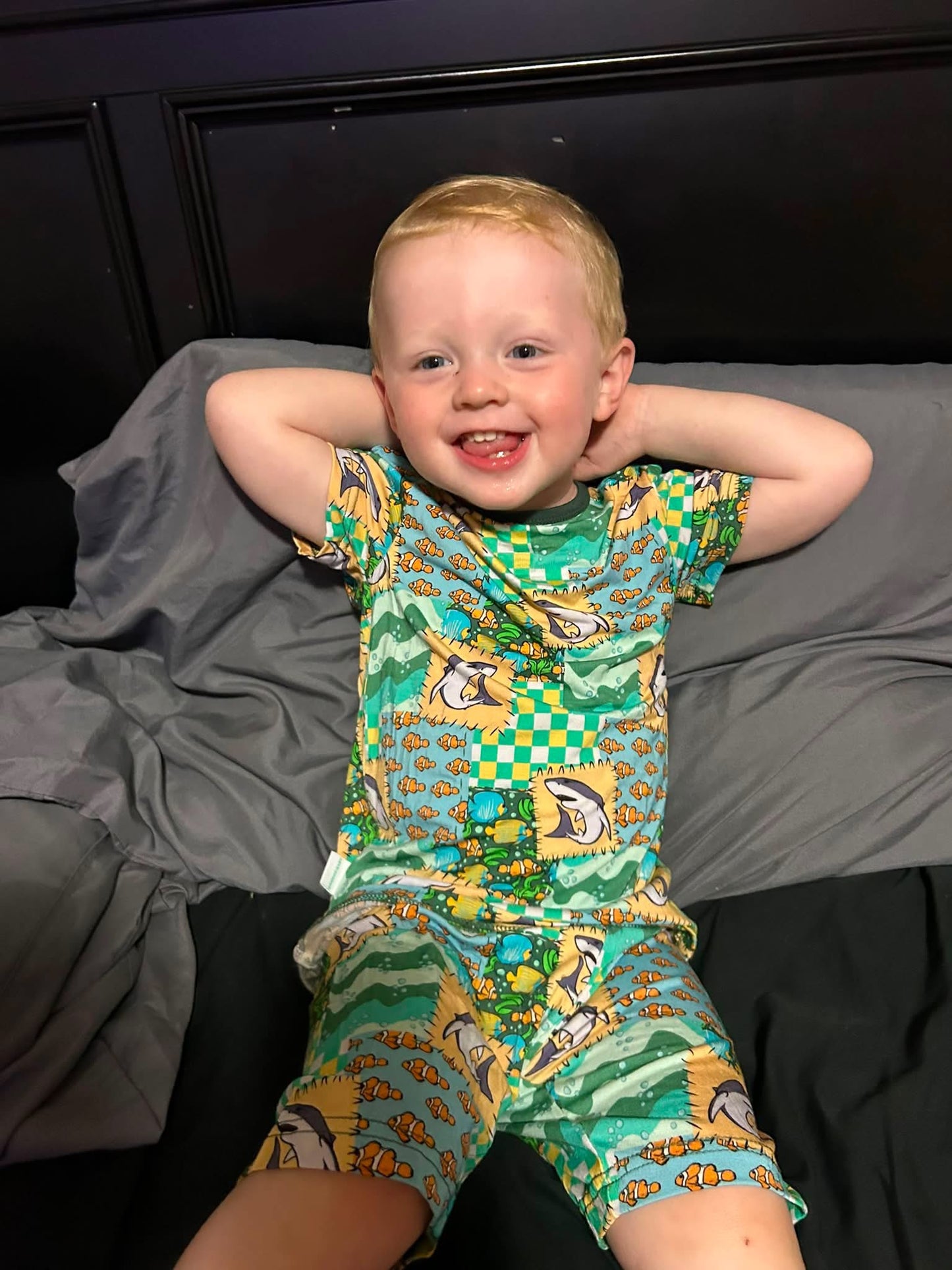 Fin-Tastic Friends 2 Piece PJ Shorts Lounge Set
