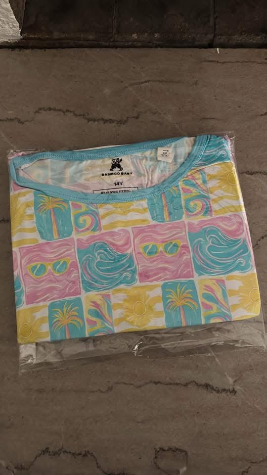 Tropic Like It’s Hot 2 Piece Shorts PJ Lounge Set