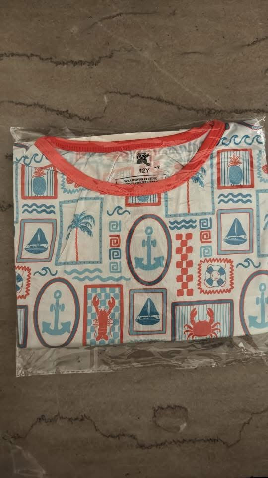 Coastal Charm 2 Piece PJ Short Lounge Set