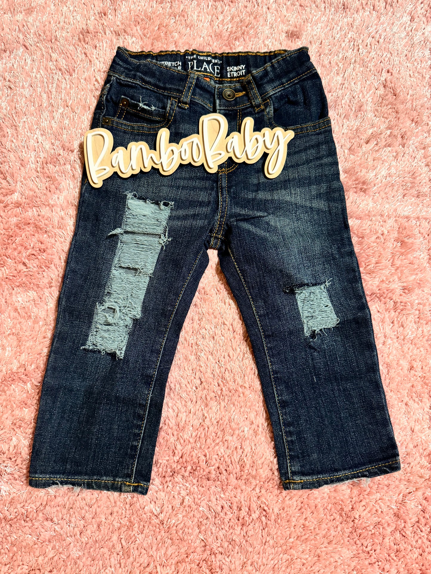6/9m Distressed Jeans