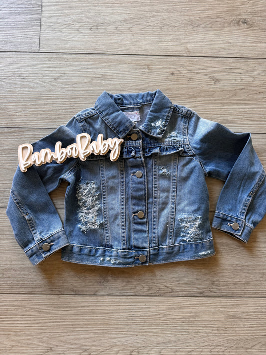 5T RTS Distressed Jean Jacket