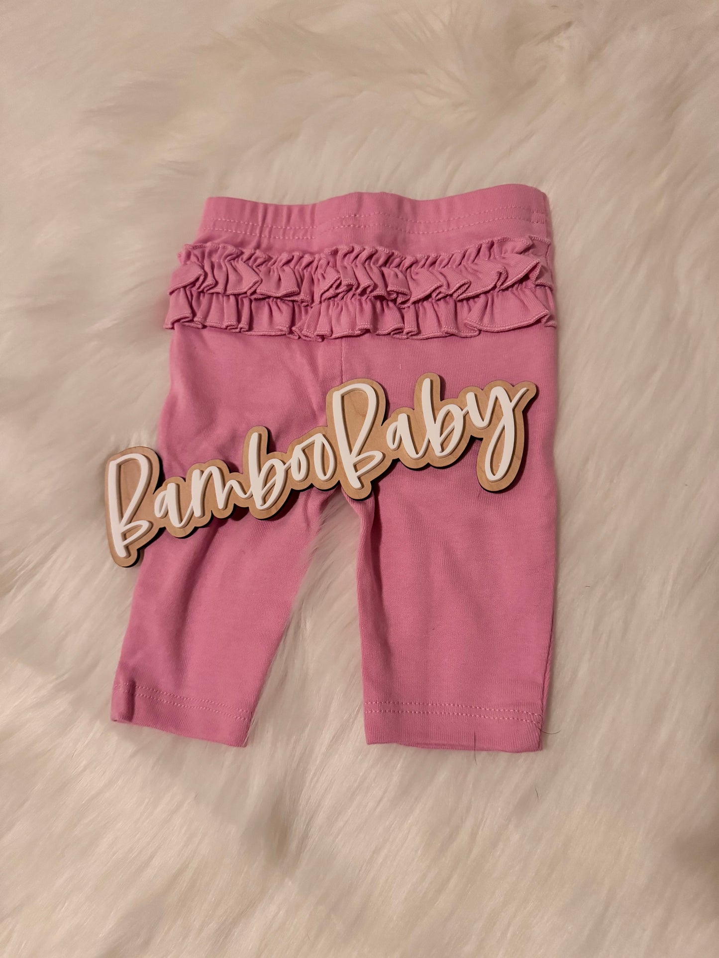 0/3m Shredded Ruffle Leggings