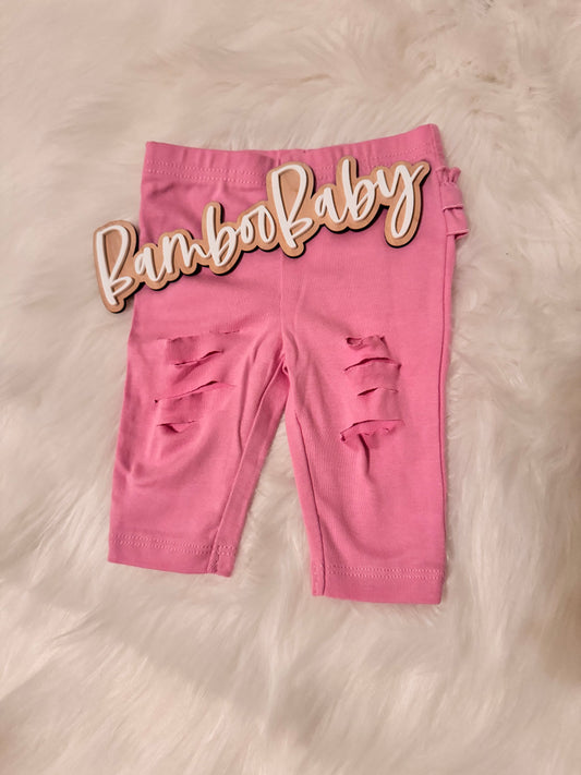 0/3m Shredded Ruffle Leggings