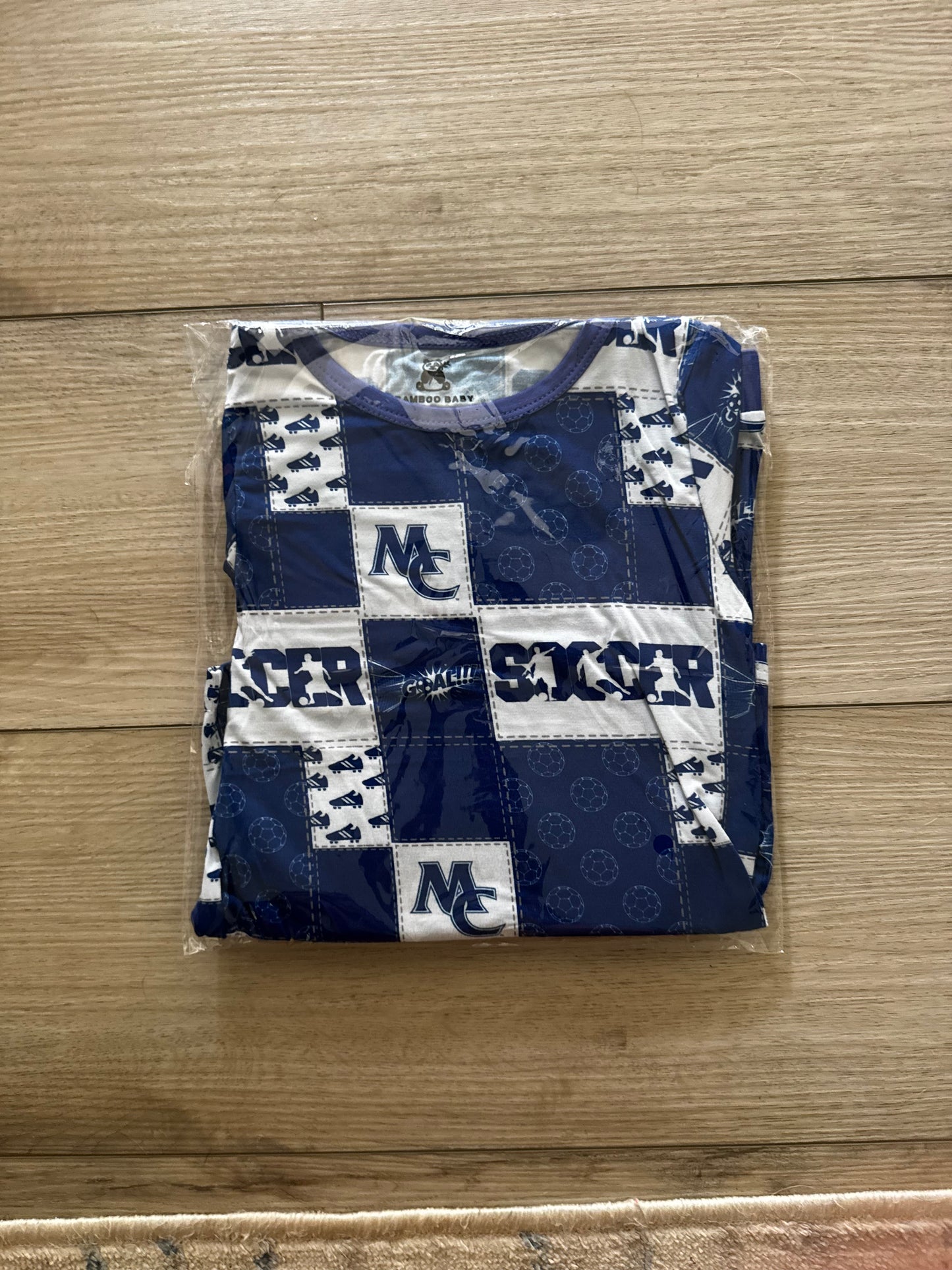 MC Soccer 2 Piece PJ Shorts Lounge Set