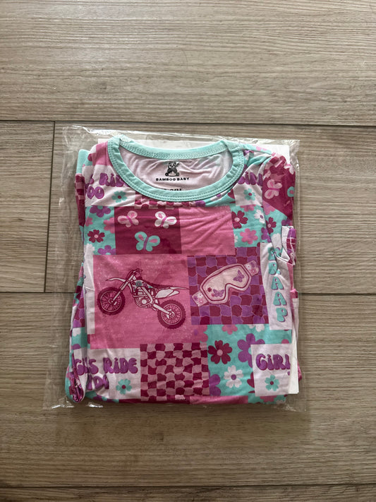Braap Babe 2 Piece PJ Shorts Lounge Set