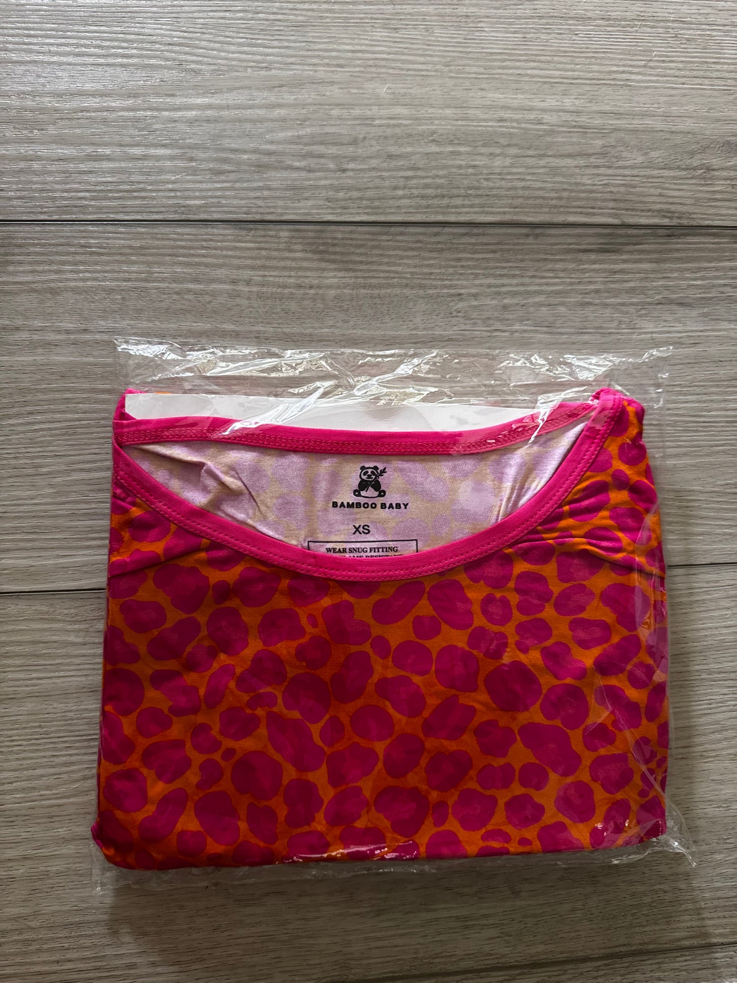 Pink Leopard Mama Biker Set