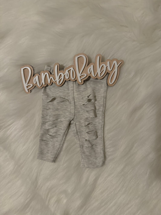Preemie Shredded Leggings