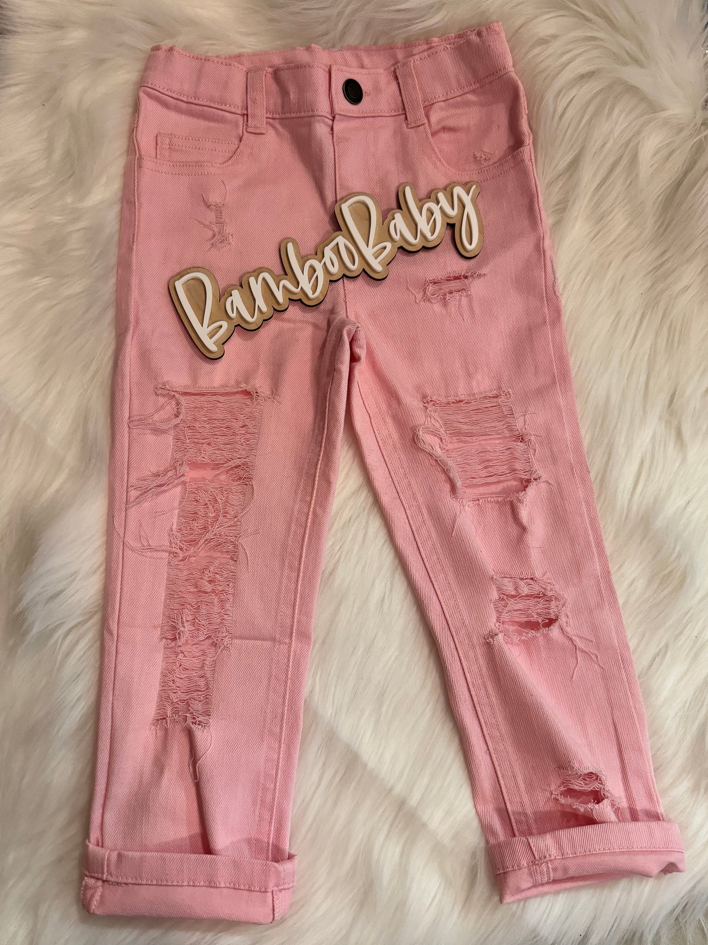 4T Shredded Jeans