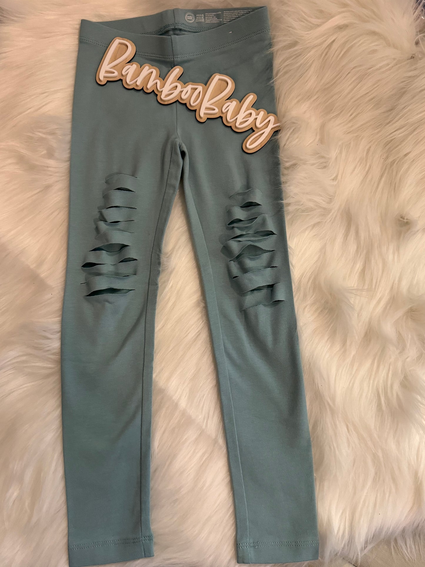 XS 4/5 Shredded Legging