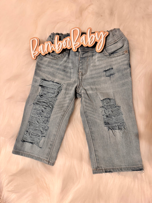 6/9m Distressed Jeans