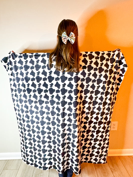 Ca-MOO-flage 50x50 blanket