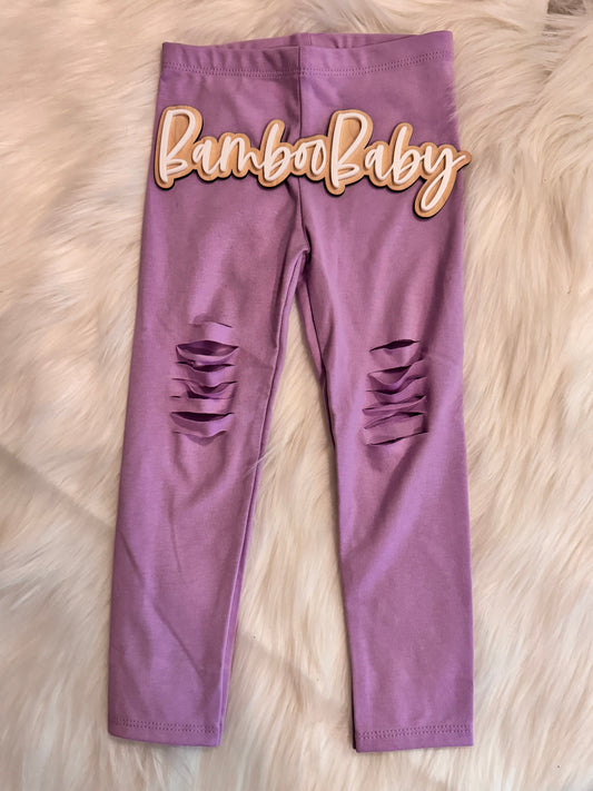 2T Shredded Legging