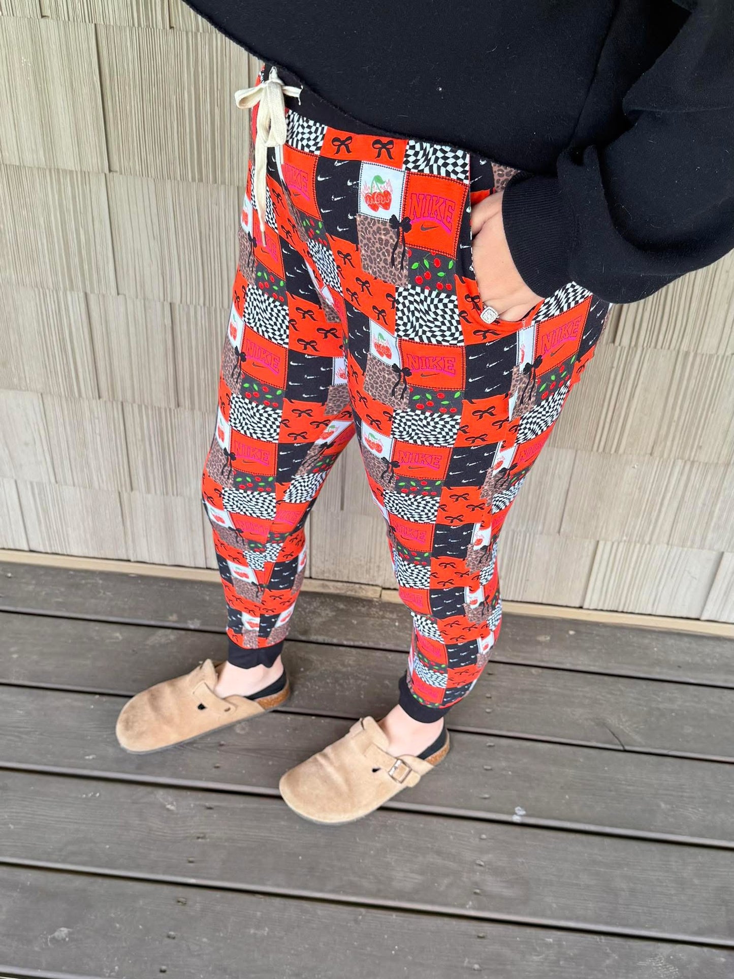 Cherry Chic Mama Joggers
