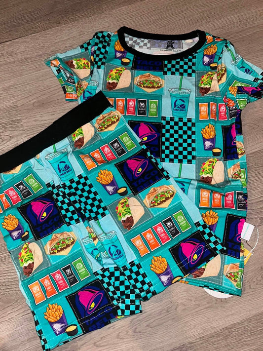 Baja Bite Night 2 Piece PJ Shorts Lounge Set
